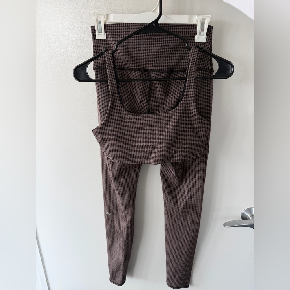 Alo Houndstooth Workout Set